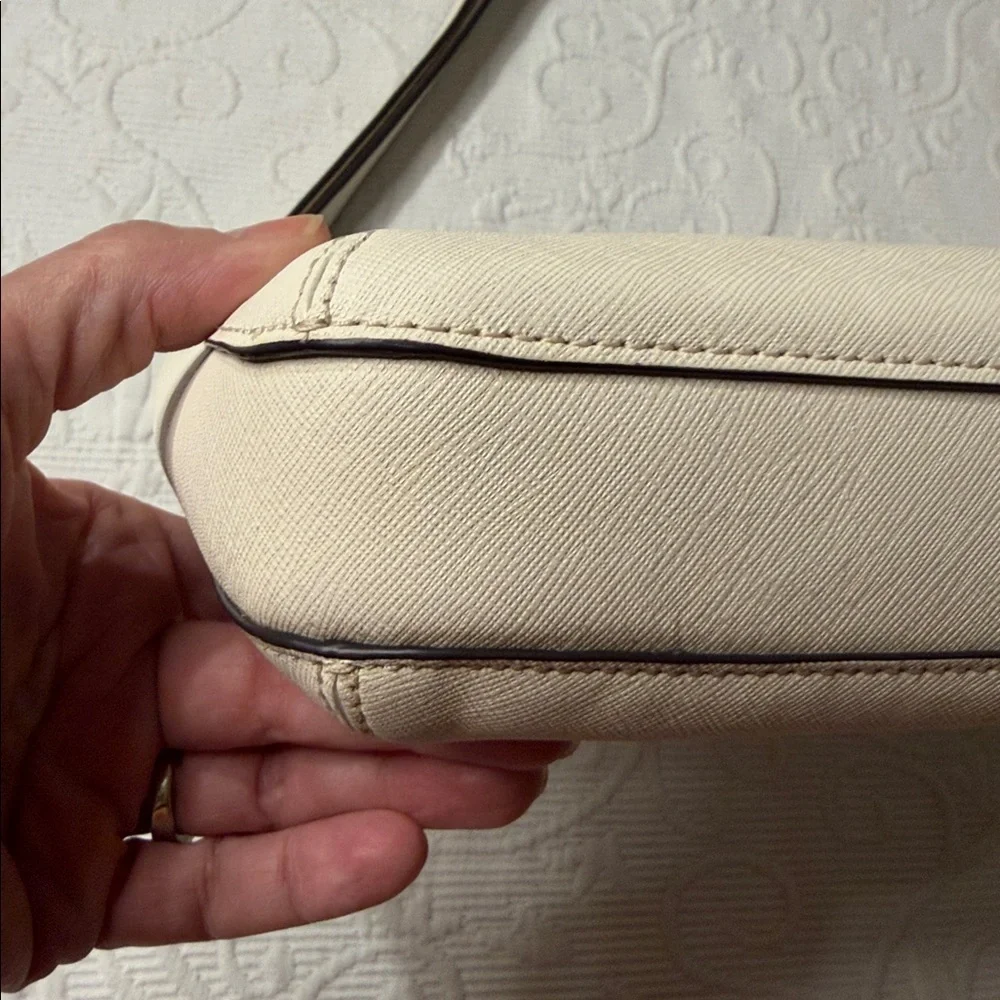 Kate Spade Jackson Top Zip Crossbody Leather Bag with Gold Accents